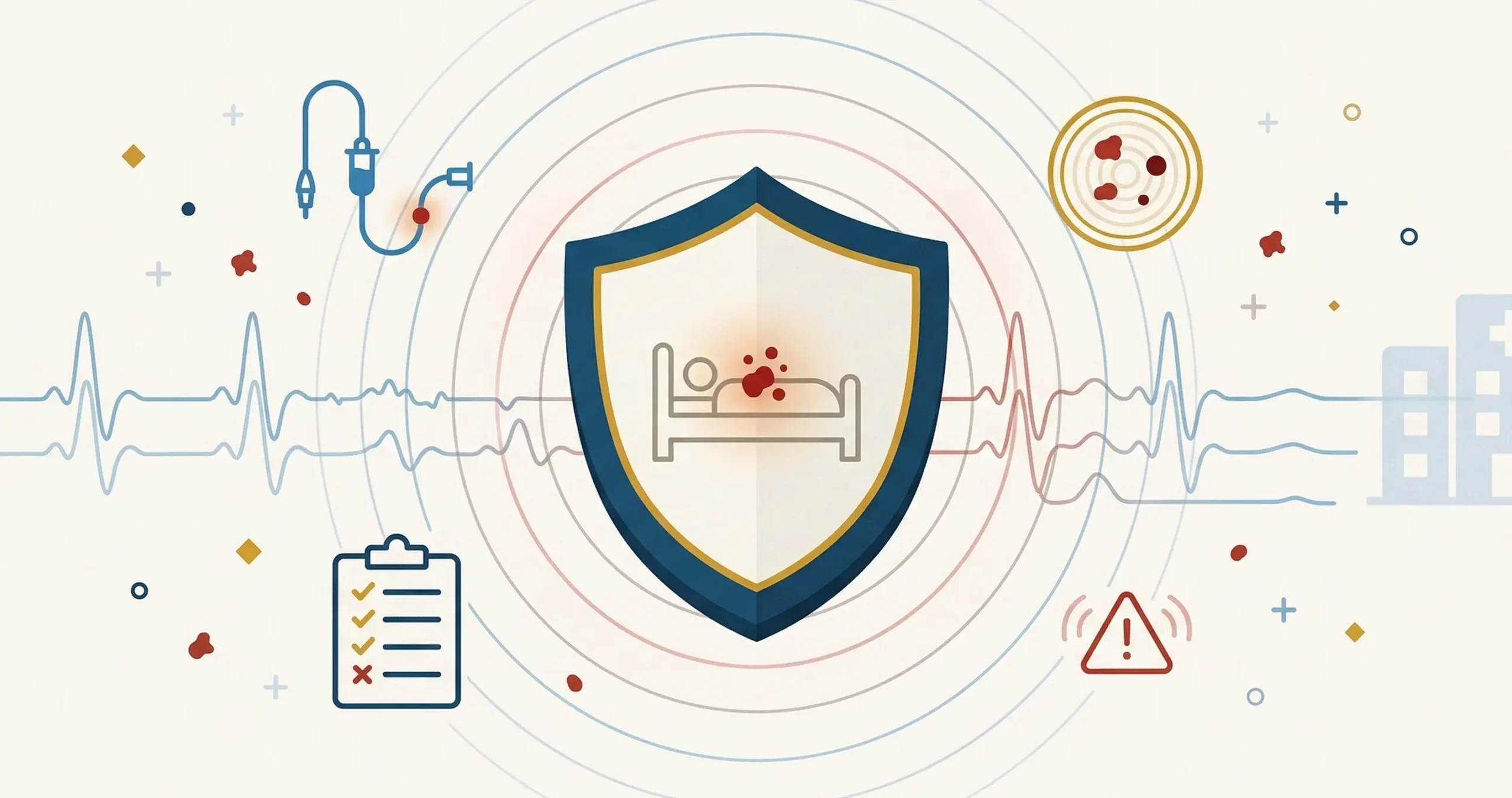 Hospital-acquired infection and sepsis malpractice attorney representing victims of preventable CLABSI, CAUTI, MRSA, and C. diff infections at the Law Offices of Jorge L. Flores, P.A., Miami, Florida.